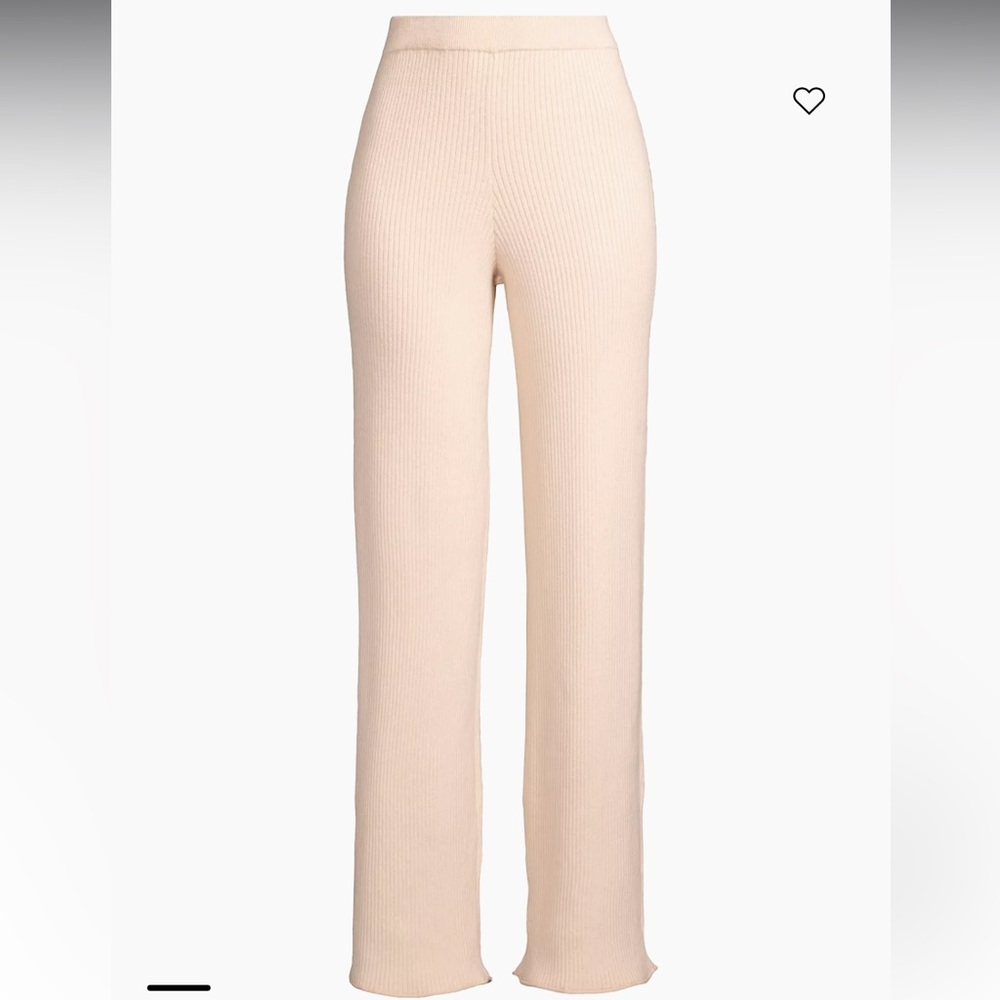 Skin | Micah Cashmere & Cotton Lounge Pant | Pink | Small